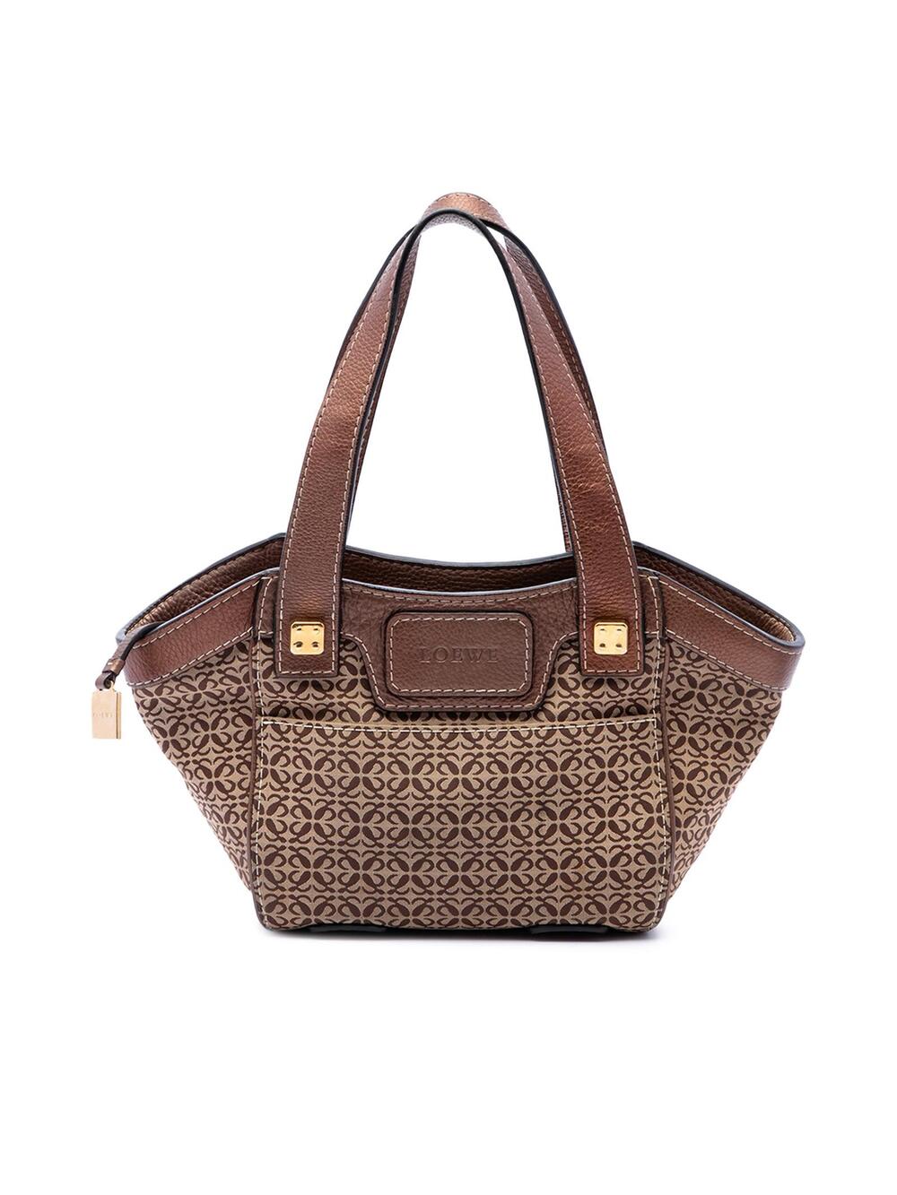 Loewe Anagram Canvas Tote Pre-Loved #368431L56B